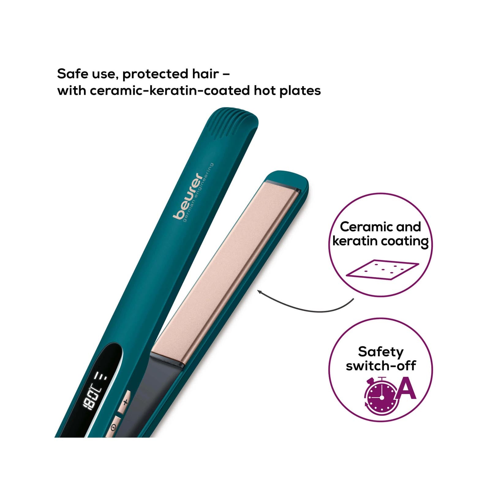 Beurer Hair straightener HS 50 Ocean