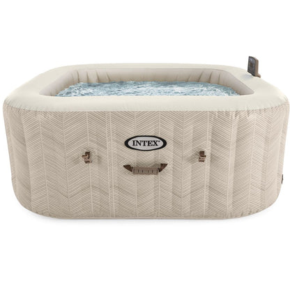 Intex Chevron Deluxe Square Bubble Spa Set Intex