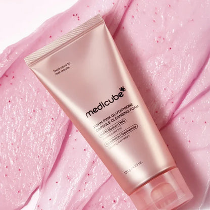 PDRN Pink Glutathione Capsule Cleansing Foam MEDICUBE