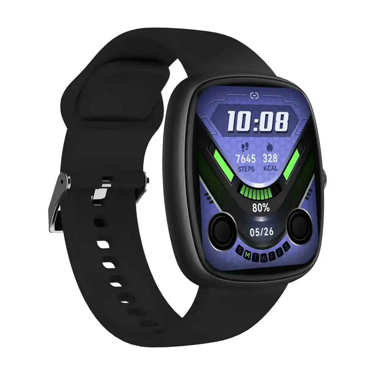 Porodo Rony Smartwatch TFT 1.83 Screen Waterproof IP67-Black