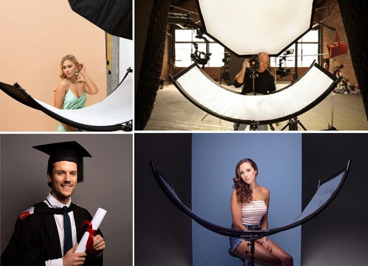 Curved Reflector 50x100cm