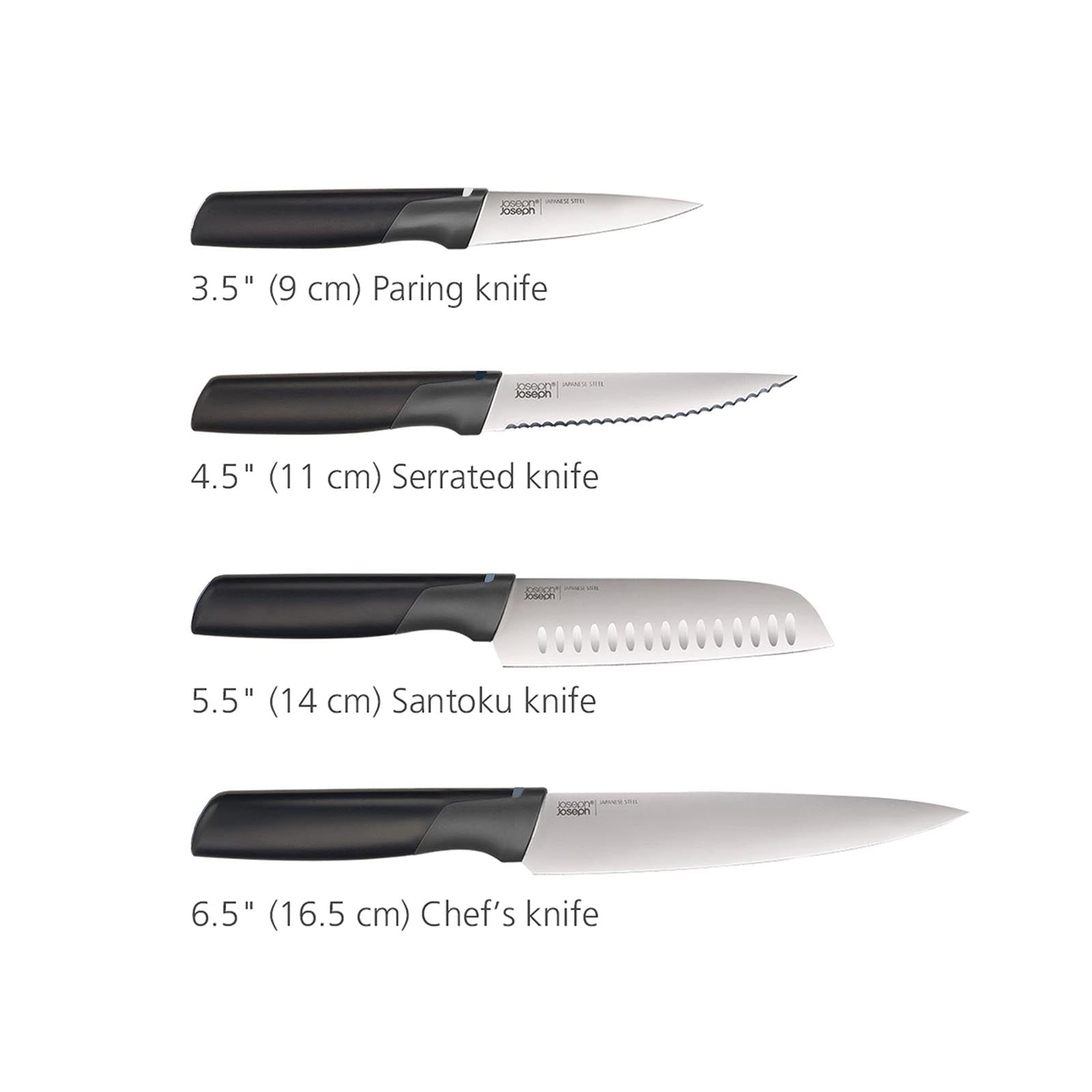 Folio Icon 8-Piece Colour coded Cutting Board Set with Japanese Stainless Steel Knives
