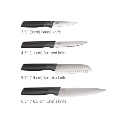 Folio Icon 8-Piece Colour coded Cutting Board Set with Japanese Stainless Steel Knives JOSEPH