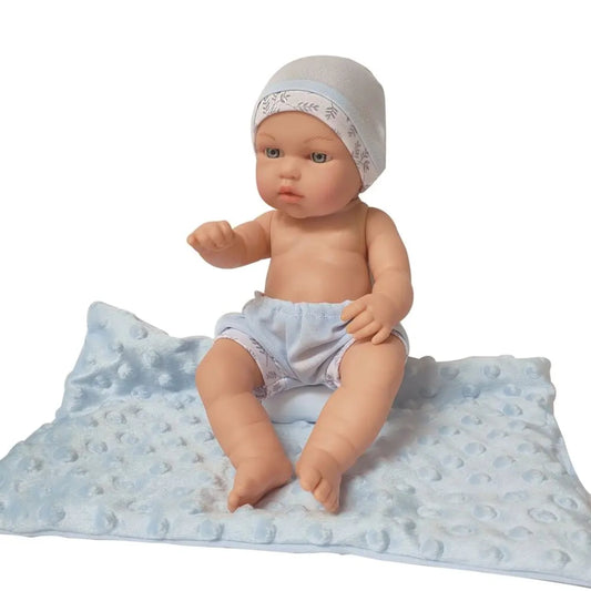 Newborn Baby Boy Doll 30cm Cerise & Capucine