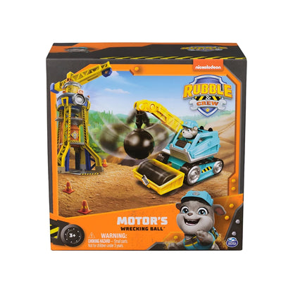 Paw Patrol Rubble & Crew Motor's Wrecking Ball Spin Master