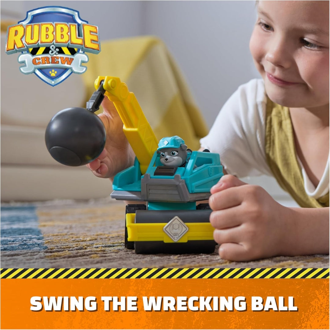 Paw Patrol Rubble & Crew Motor's Wrecking Ball Spin Master
