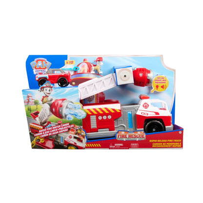 Paw Patrol Pup Fire Rescue Rapid Reload Fire Truck Spin Master