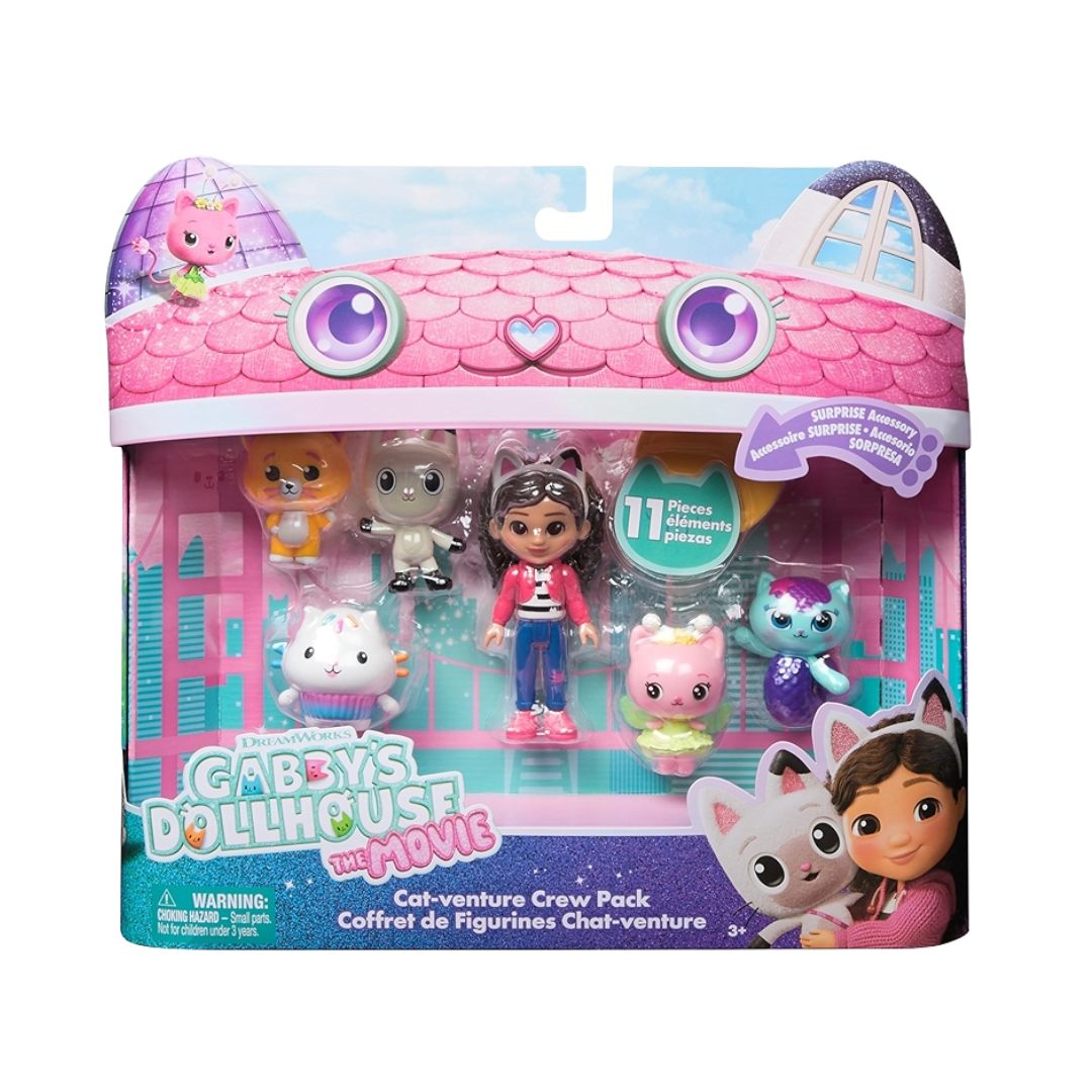 Spin Master Gabby’s Dollhouse The Movie Cat-venture Crew Pack Spin Master