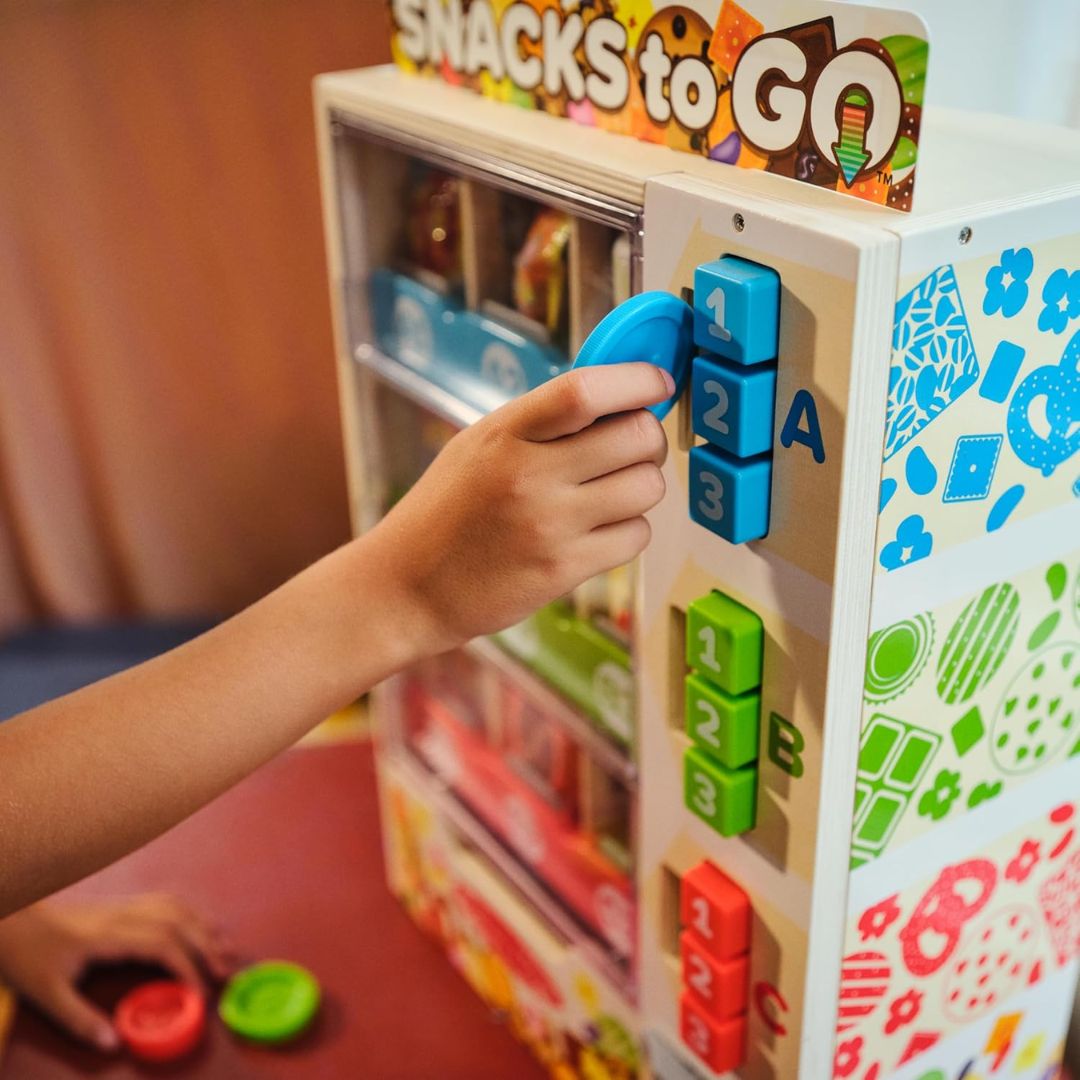 Melissa & Doug Sort-Stock-Select Wooden Vending Machine Melissa & Doug