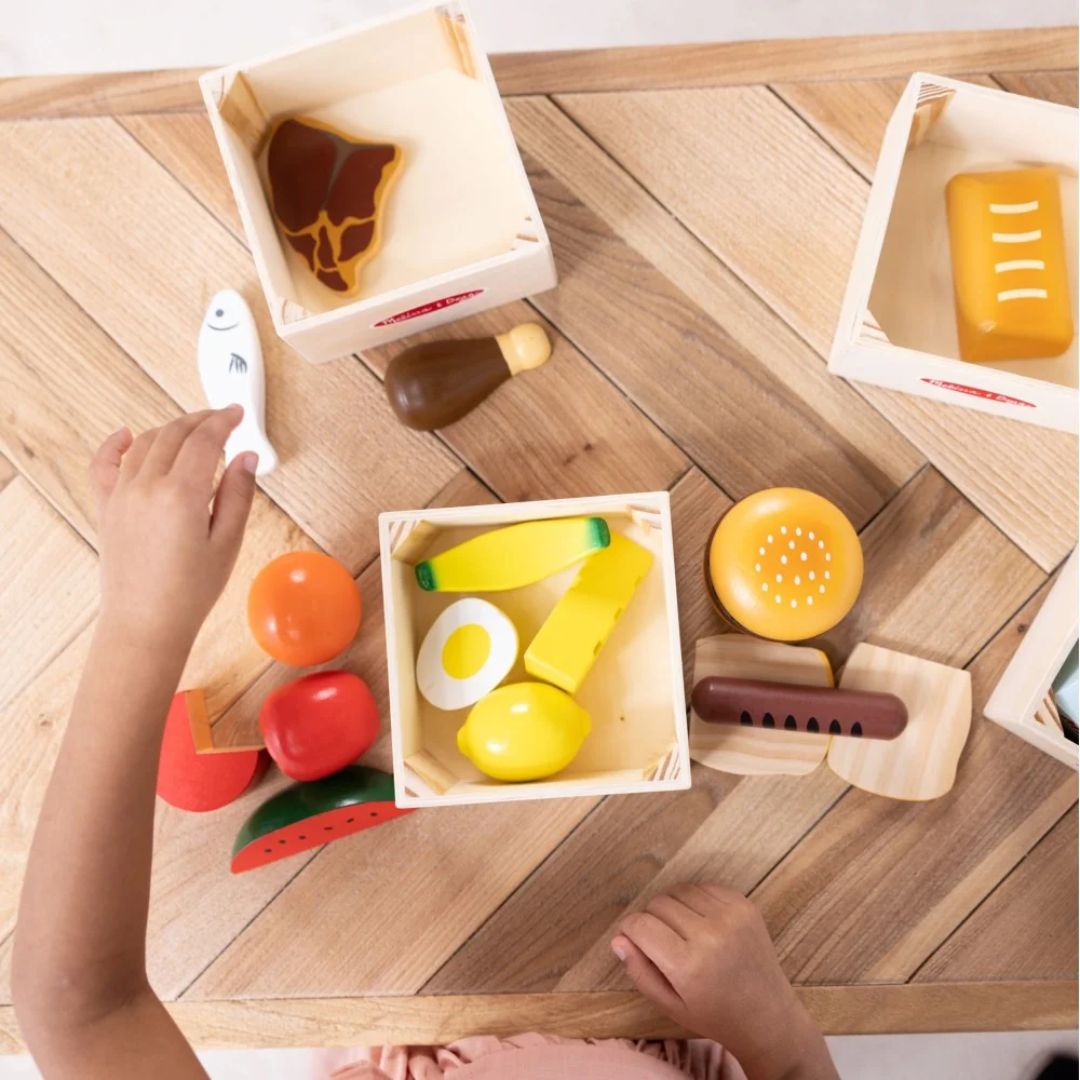Melissa & Doug Wooden Food Set Melissa & Doug