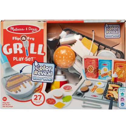 Melissa & Doug Flip & Fry Grill Play Set with Water Melissa & Doug