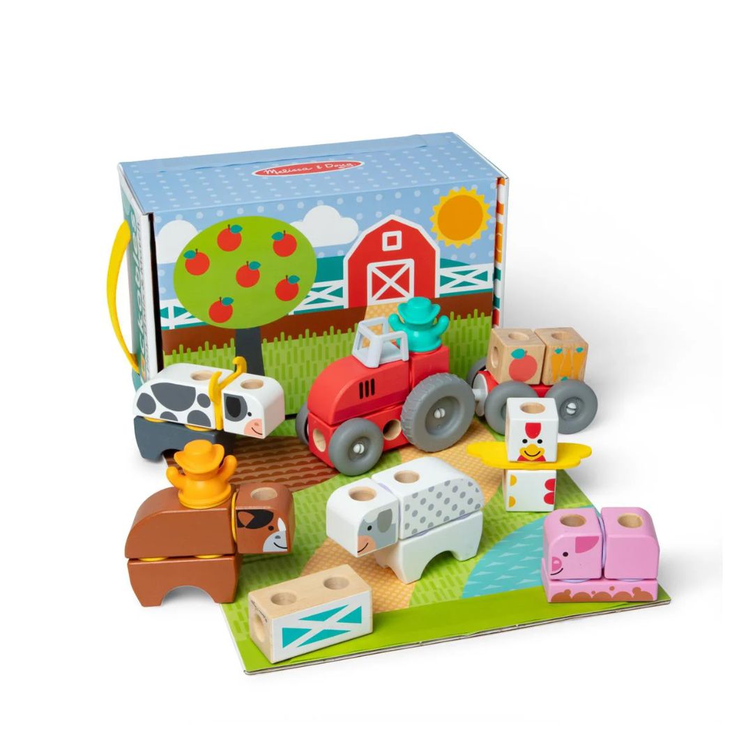 Melissa & Doug Blockables Building Set Farm Melissa & Doug