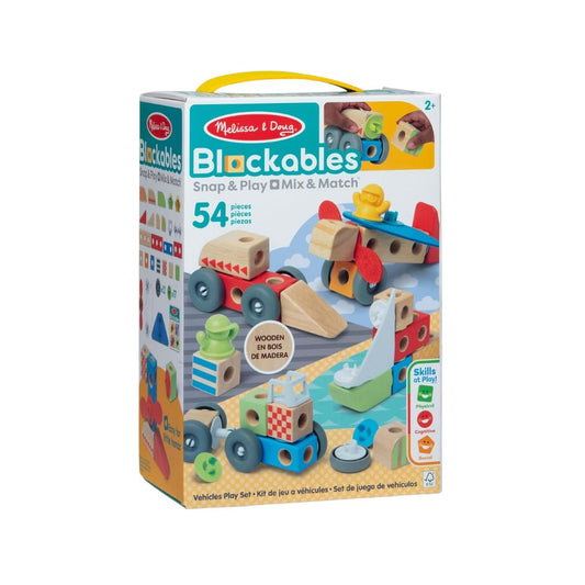 Melissa & Doug Blockables Vehicles Play Set Melissa & Doug