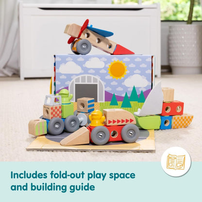 Melissa & Doug Blockables Vehicles Play Set Melissa & Doug