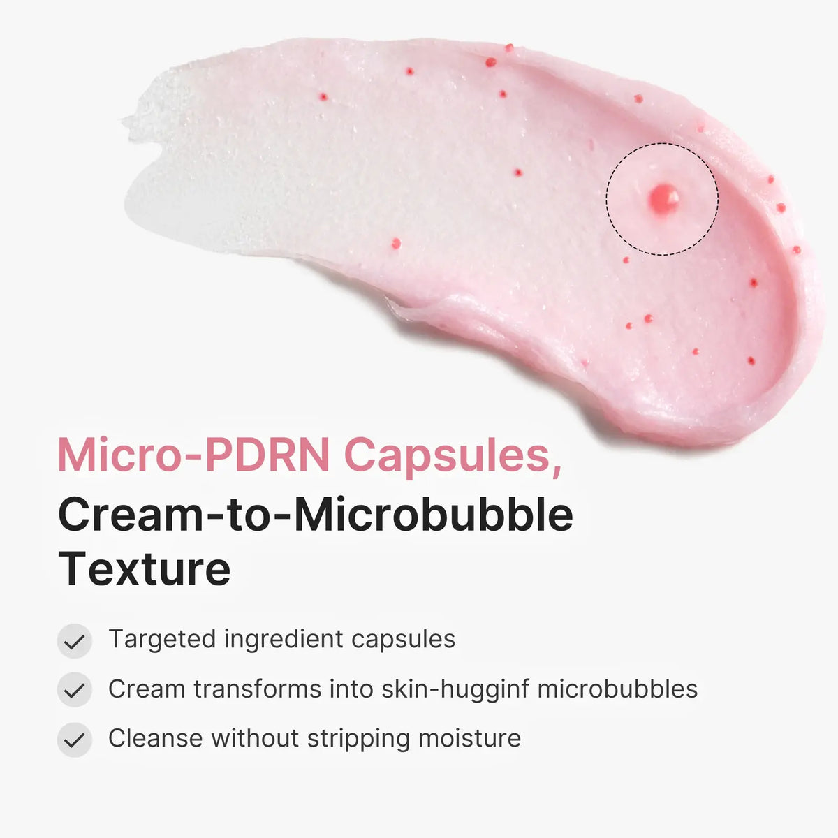PDRN Pink Glutathione Capsule Cleansing Foam MEDICUBE