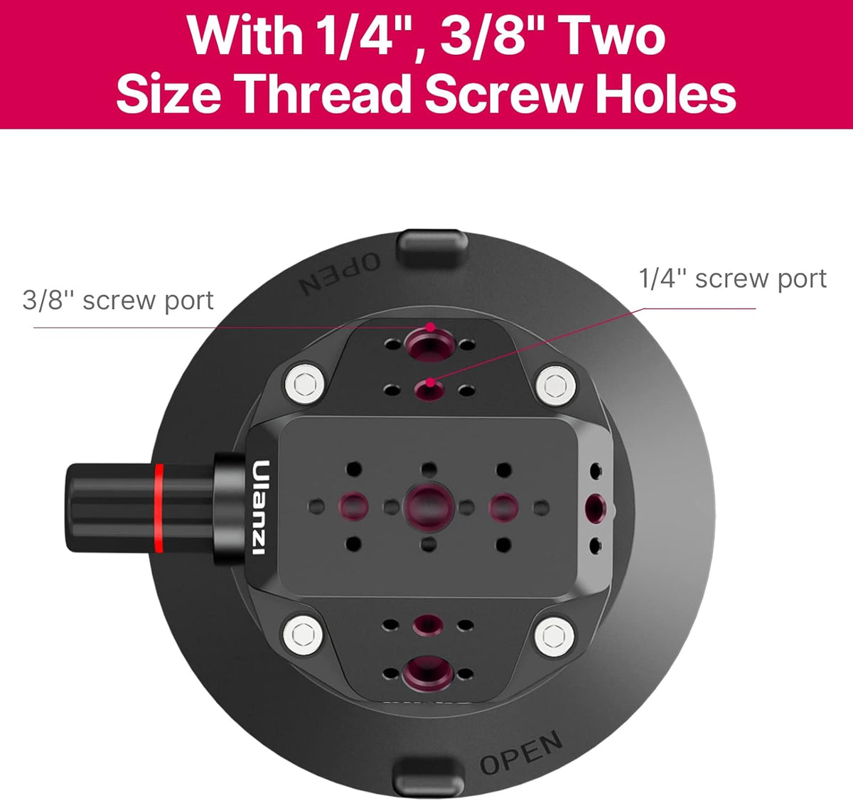 Ulanzi Heavy-Duty Suction Mount 4.5"