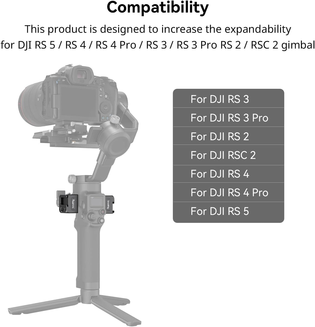 SmallRig NATO Clamp Accessory Mount for DJI RS Series