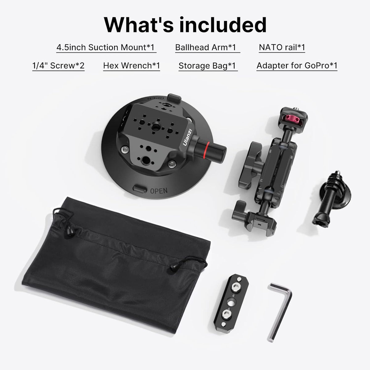 Ulanzi Heavy-Duty Suction Mount 4.5"