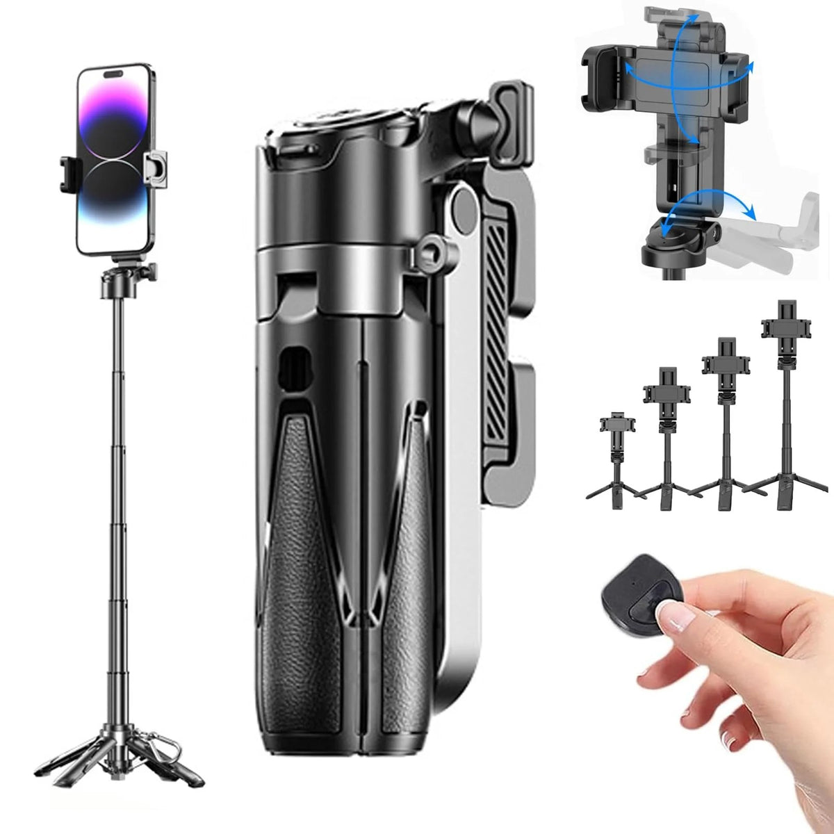 Mini MagSafe Wireless Selfie Stick Tripod