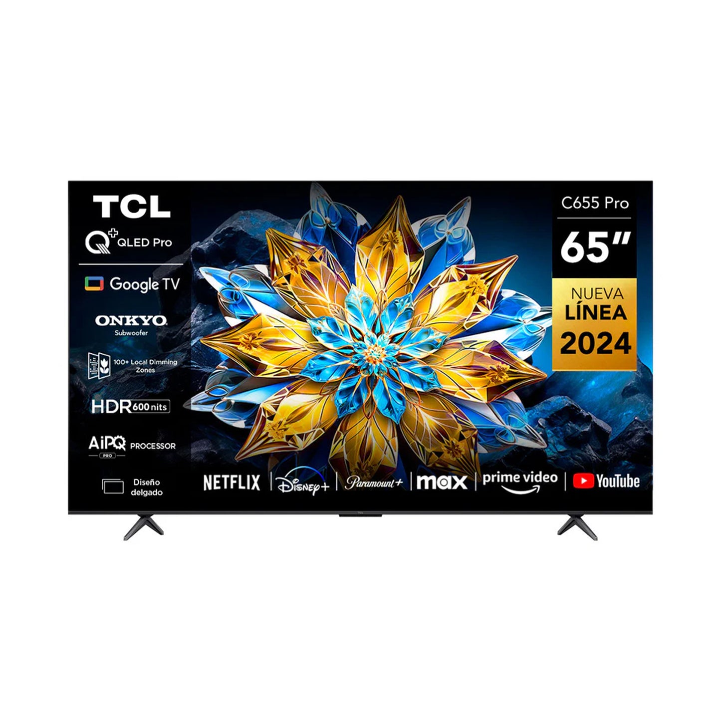 TCL QLED 65" 4K SMART GOOGLE TV