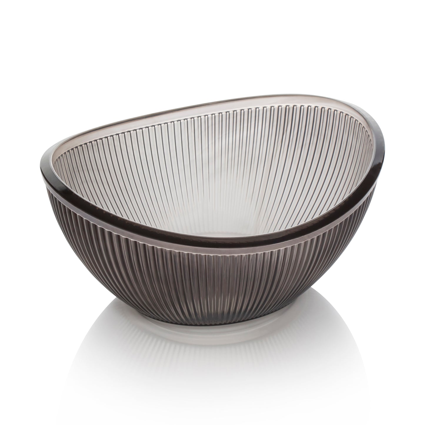 Barok Smoked Grey Acrylic Bowl (550ml)