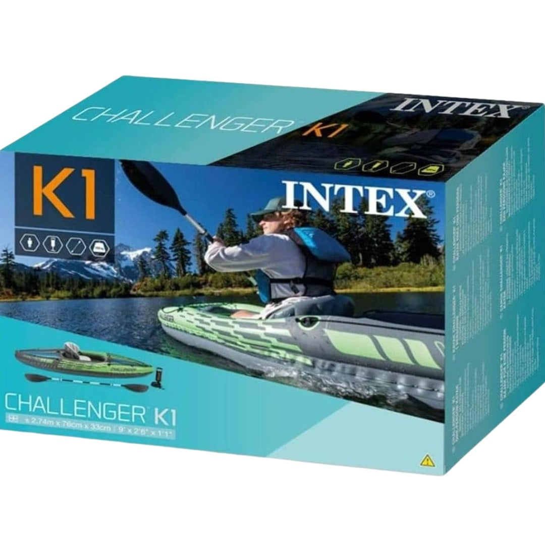 Intex Inflatable Challenger K1 Boat Set Intex