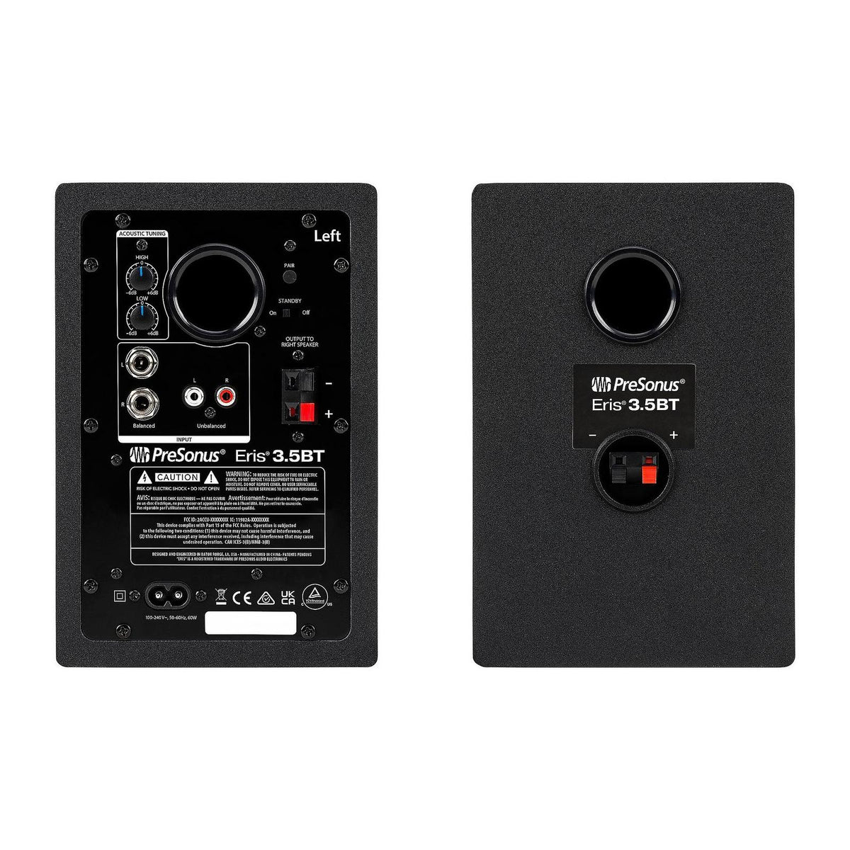 PreSonus Eris 3.5BT 2nd Gen Bluetooth Studio Monitors (Pair) PRESONUS