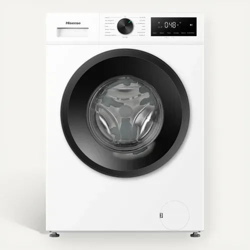 HISENSE Washer Front Load 8KG 1400RPM Inverter Steam White