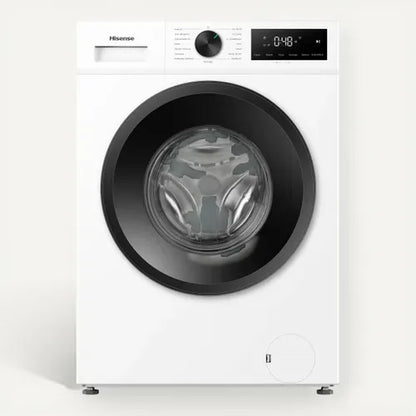 HISENSE Washer Front Load 8KG 1400RPM Inverter Steam White