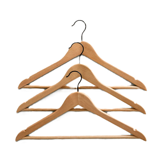 WOOD HANGER 3 PIECES