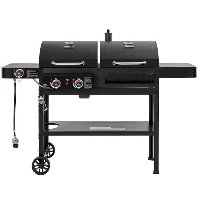 Royal Gourmet Gas & Charcoal BBQ With Side Burner