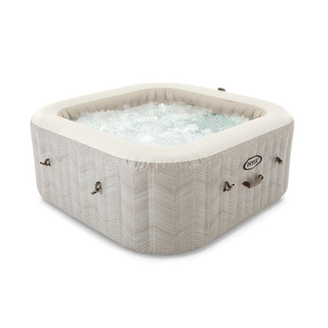 Intex Chevron Deluxe Square Bubble Spa Set Intex