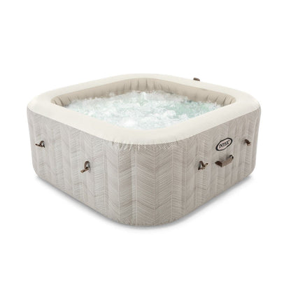 Intex Chevron Deluxe Square Bubble Spa Set Intex