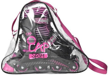 Rollers En Ligne Ajustables 33-36 Rose Cap Loisirs