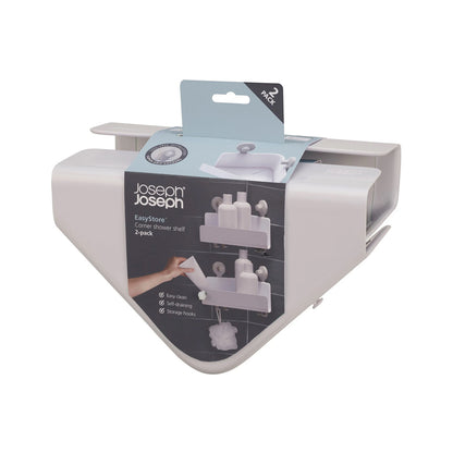 Joseph Joseph Easy Store Corner Shower No Mirror 2 pack JOSEPH