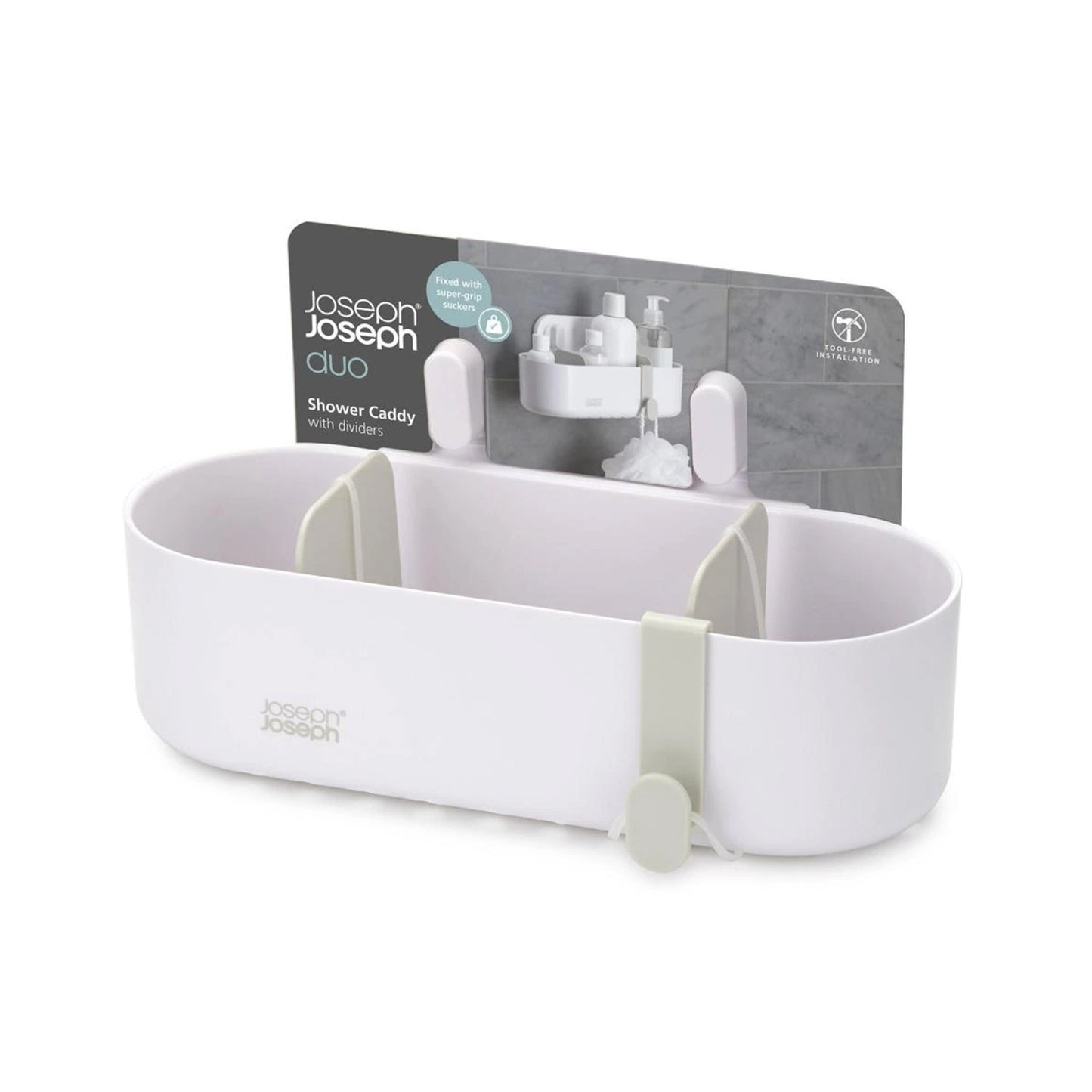 Joseph Joseph Duo Shower Caddy White JOSEPH