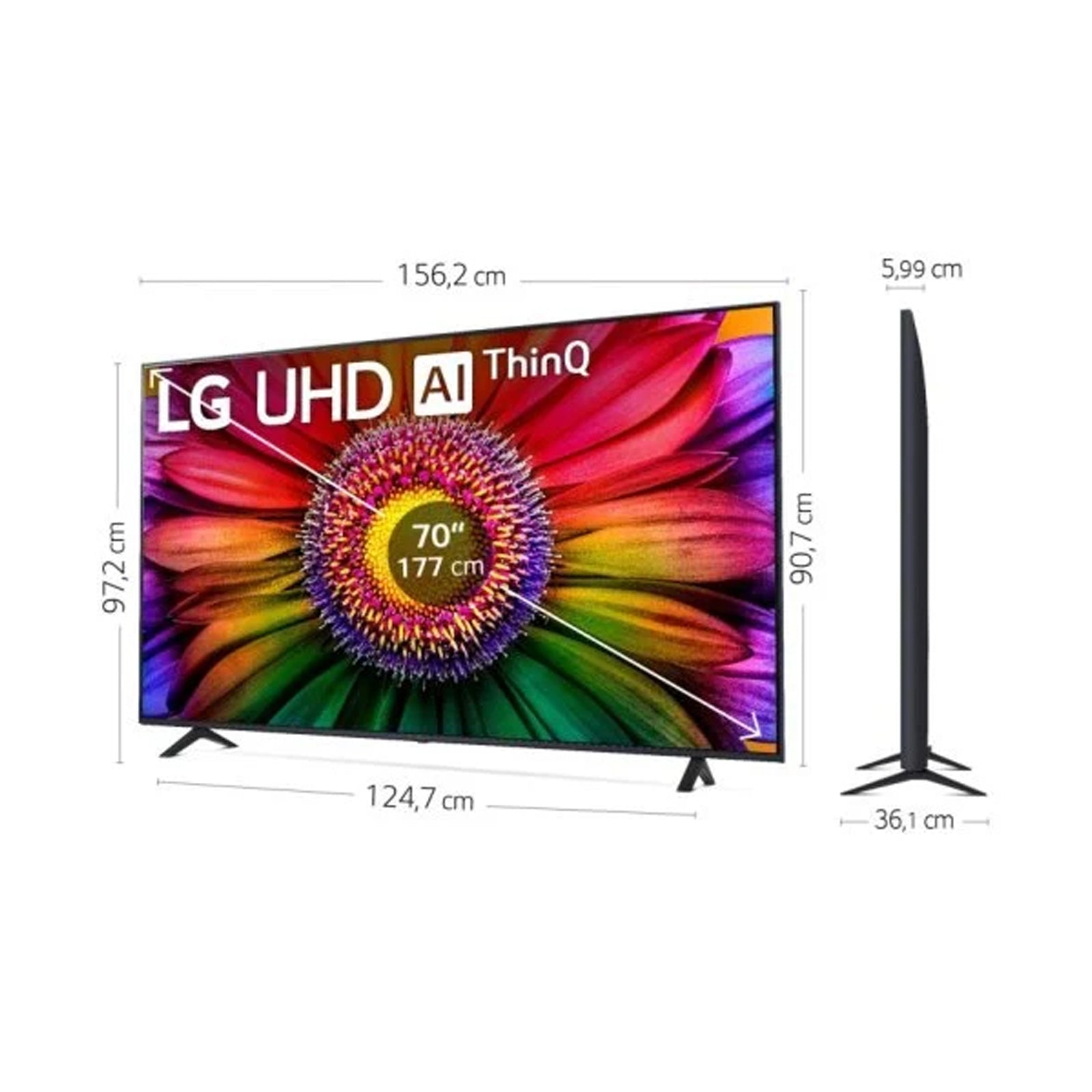 LG UR80 70'' INCH 4K SMART UHD TV