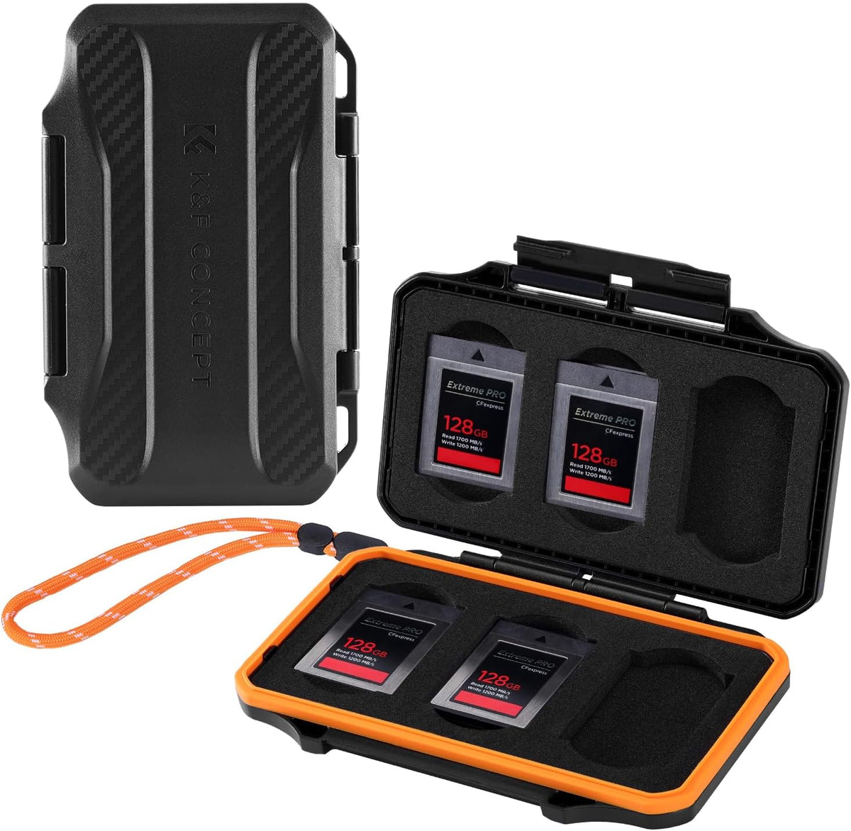 K&F 6 Slots XQD Cfexpress Type-B Card Holder