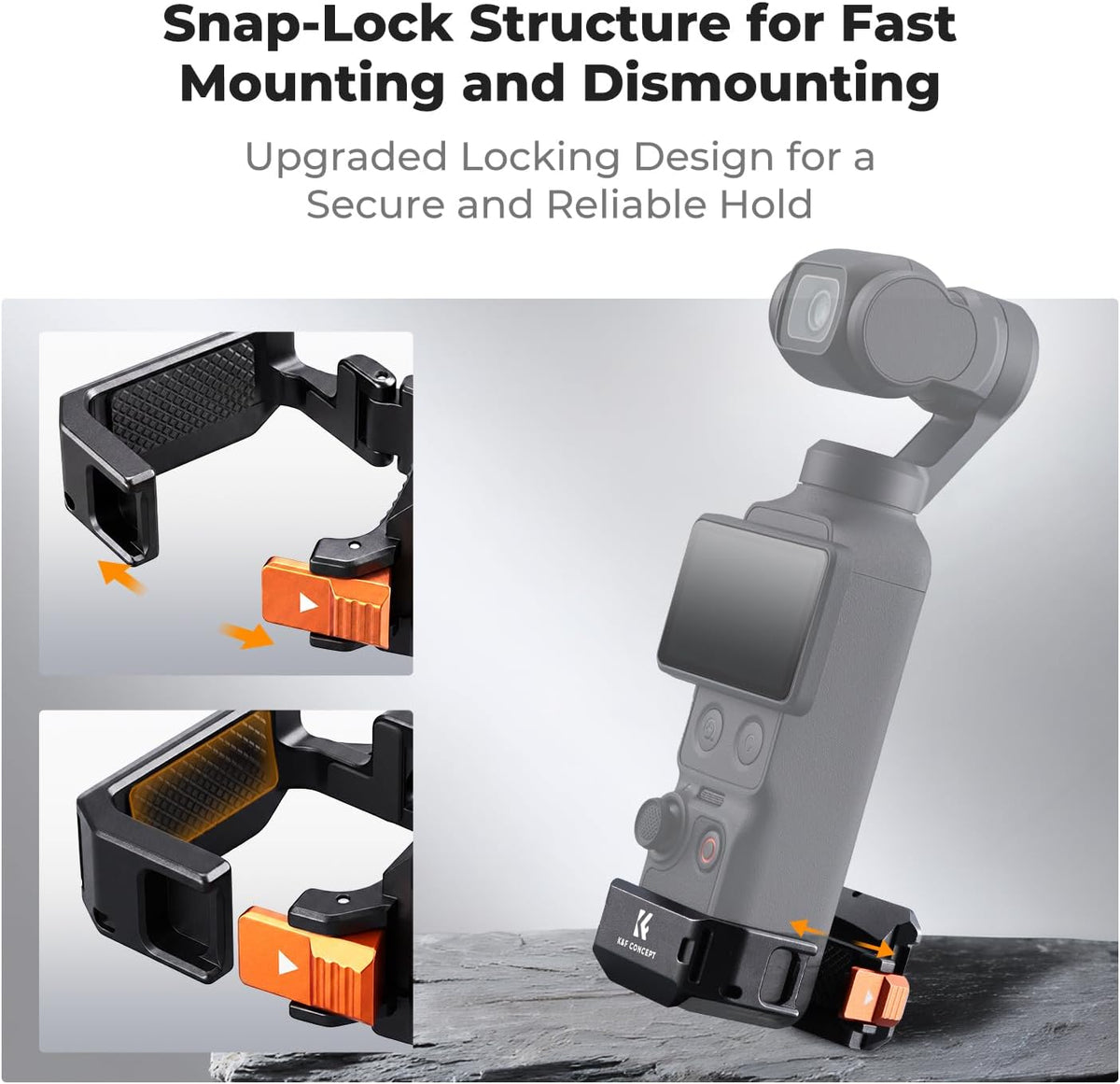 K&F Expansion Adapter Accessories Compatible with Pocket 4/3