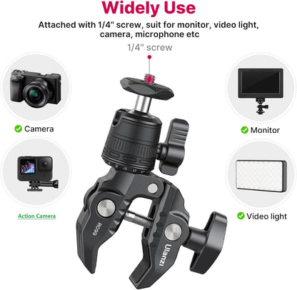 Ulanzi R099 Super Clamp with Mini Ball Head