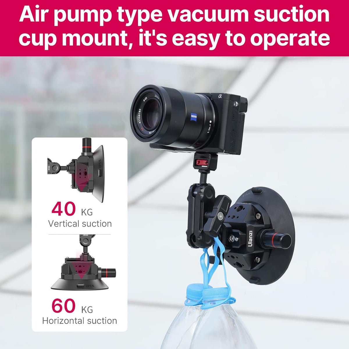 Ulanzi Heavy-Duty Suction Mount 4.5"