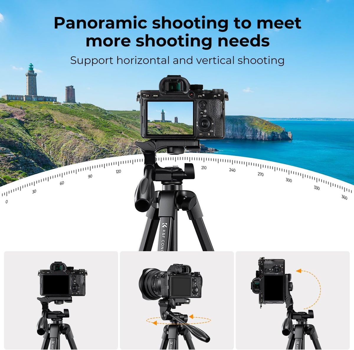 K&F Travel Tripod 1.5m