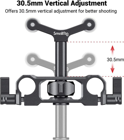 SmallRig Universal 15mm LWS Rod Mount Lens Support
