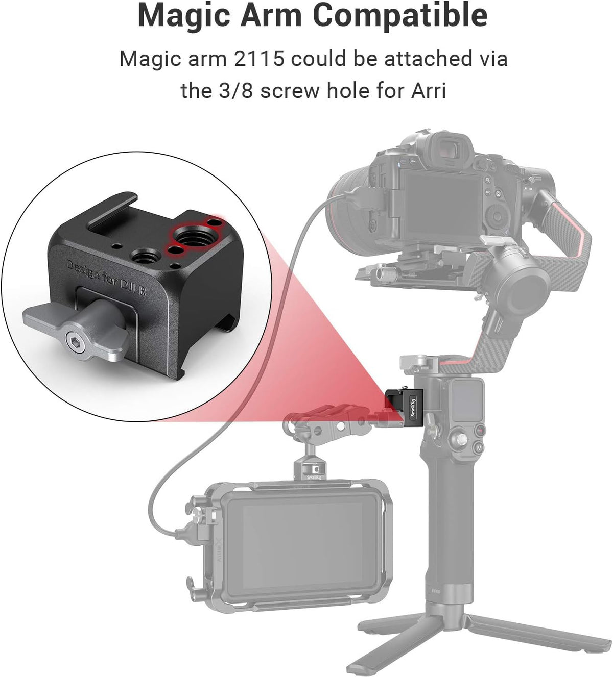 SmallRig NATO Clamp Accessory Mount for DJI RS Series