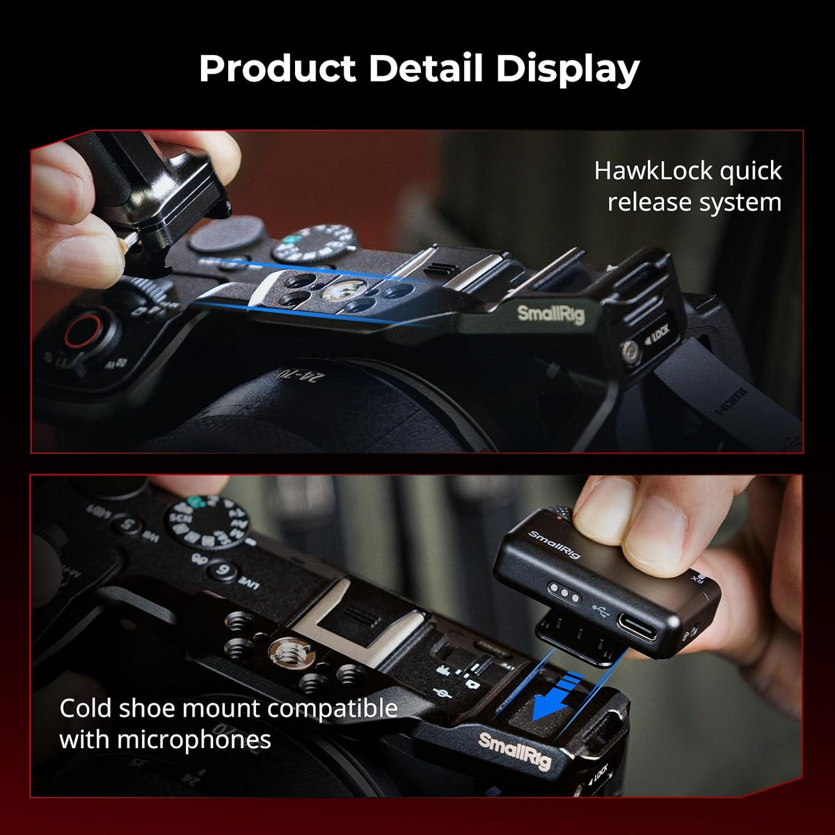 SmallRig HawkLock Camera Cage for EOS R6 V