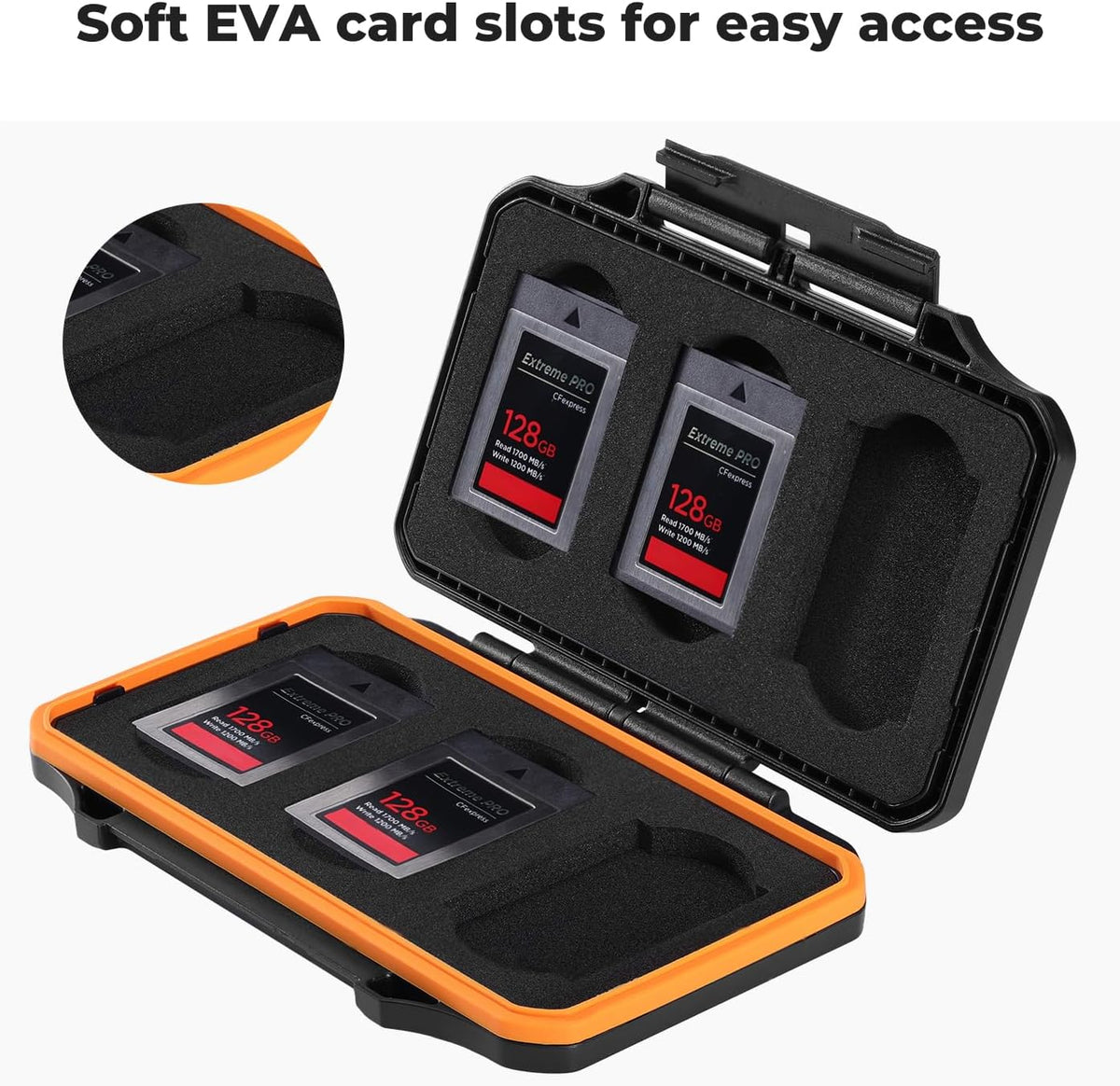 K&F 6 Slots XQD Cfexpress Type-B Card Holder