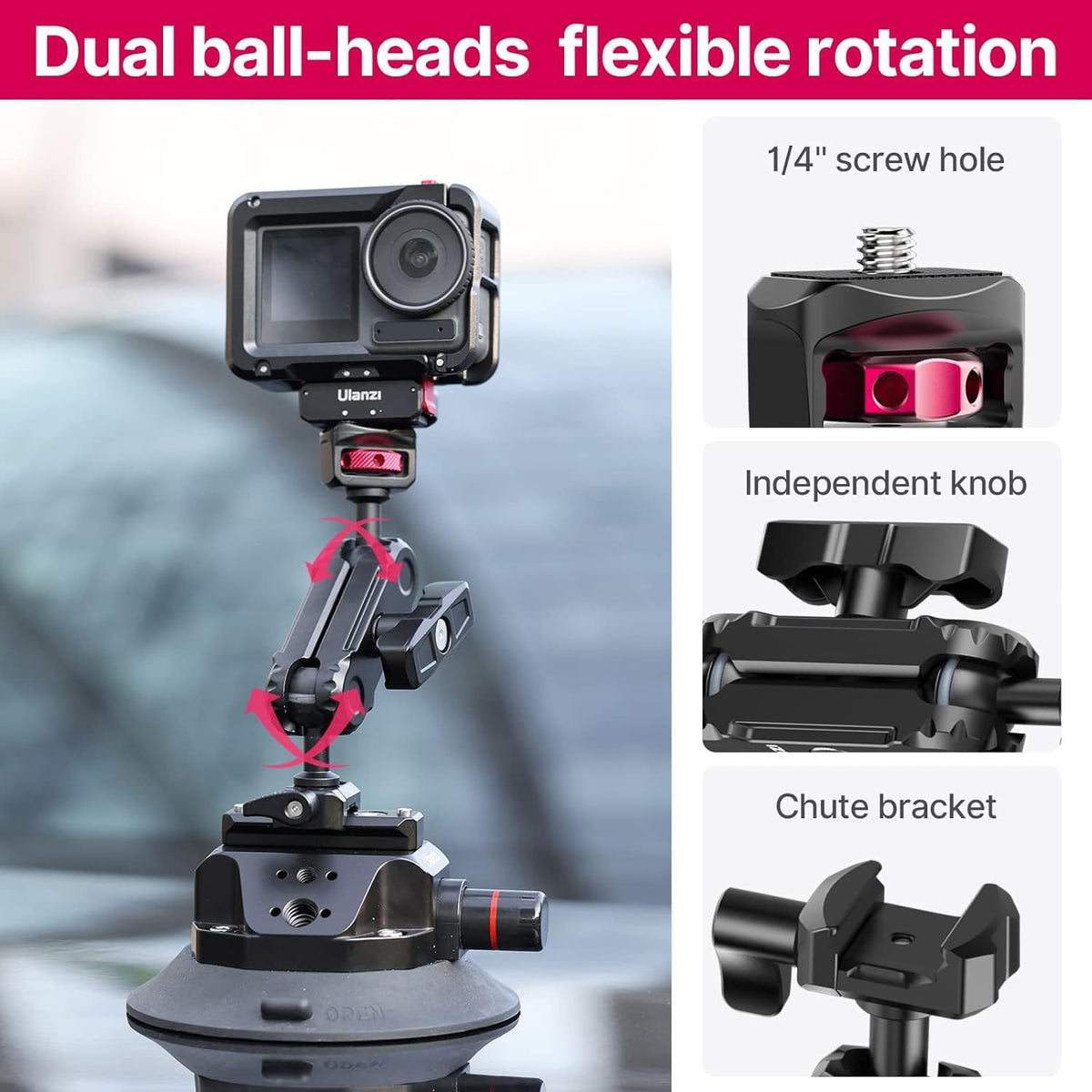 Ulanzi Heavy-Duty Suction Mount 4.5"