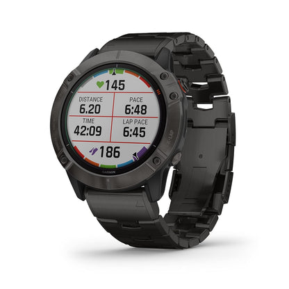 Garmin Fenix 6X  Pro Solar Edition Smart Watch - Black