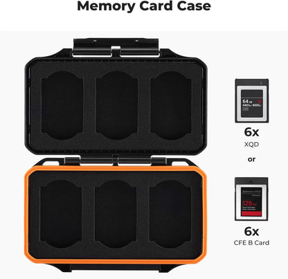 K&F 6 Slots XQD Cfexpress Type-B Card Holder