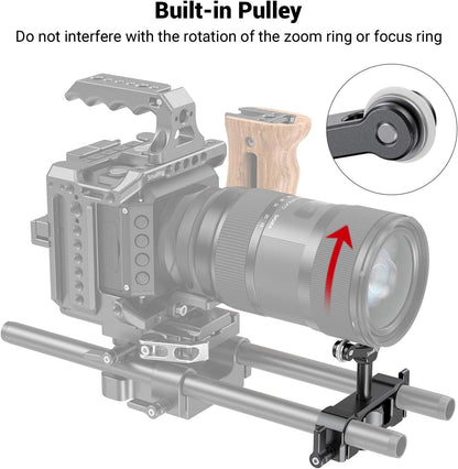 SmallRig Universal 15mm LWS Rod Mount Lens Support